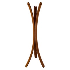 Giovanni Offredi Vintage Wood Coat Rack, Italy, 1970s