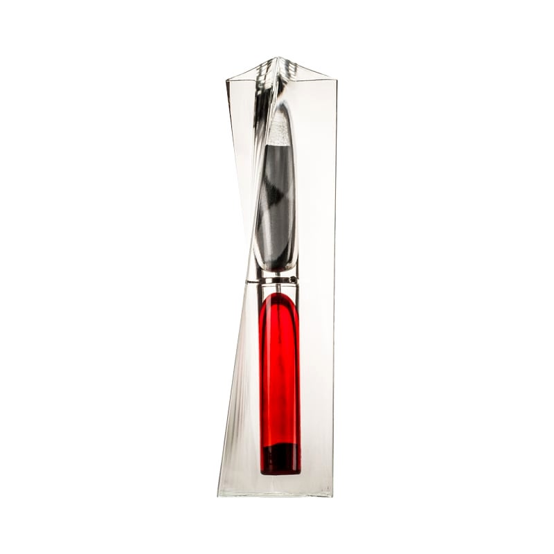 21st Century Ando Time Hourglass in Crystal/Grape/Red by Tadao Ando For Sale