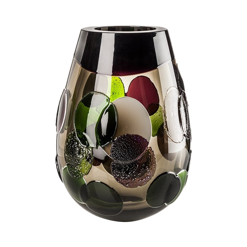 Pyros Stellati-Vase des 21. Jahrhunderts in mehrfarbigem Design von Emmanuel Babled