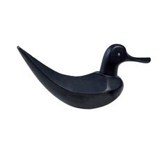 Escultura Fischione del siglo XXI en negro de Toni Zuccheri