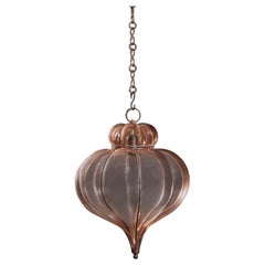 A Pink Venetian Glass Pendant