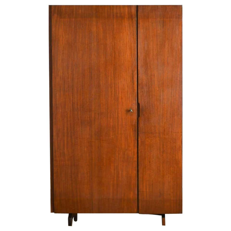 A Mid Century Brutalist Tall Boy Wardrobe in the Manner of Paul Evans ...