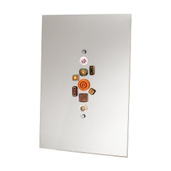 Angelo Lelii for Arredoluce Wall Light with Murano Glass Beads