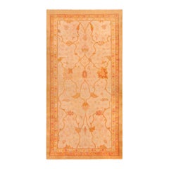 Nazmiyal Collection Antique Turkish Oushak Rug. 4 ft x 7 ft 5 in