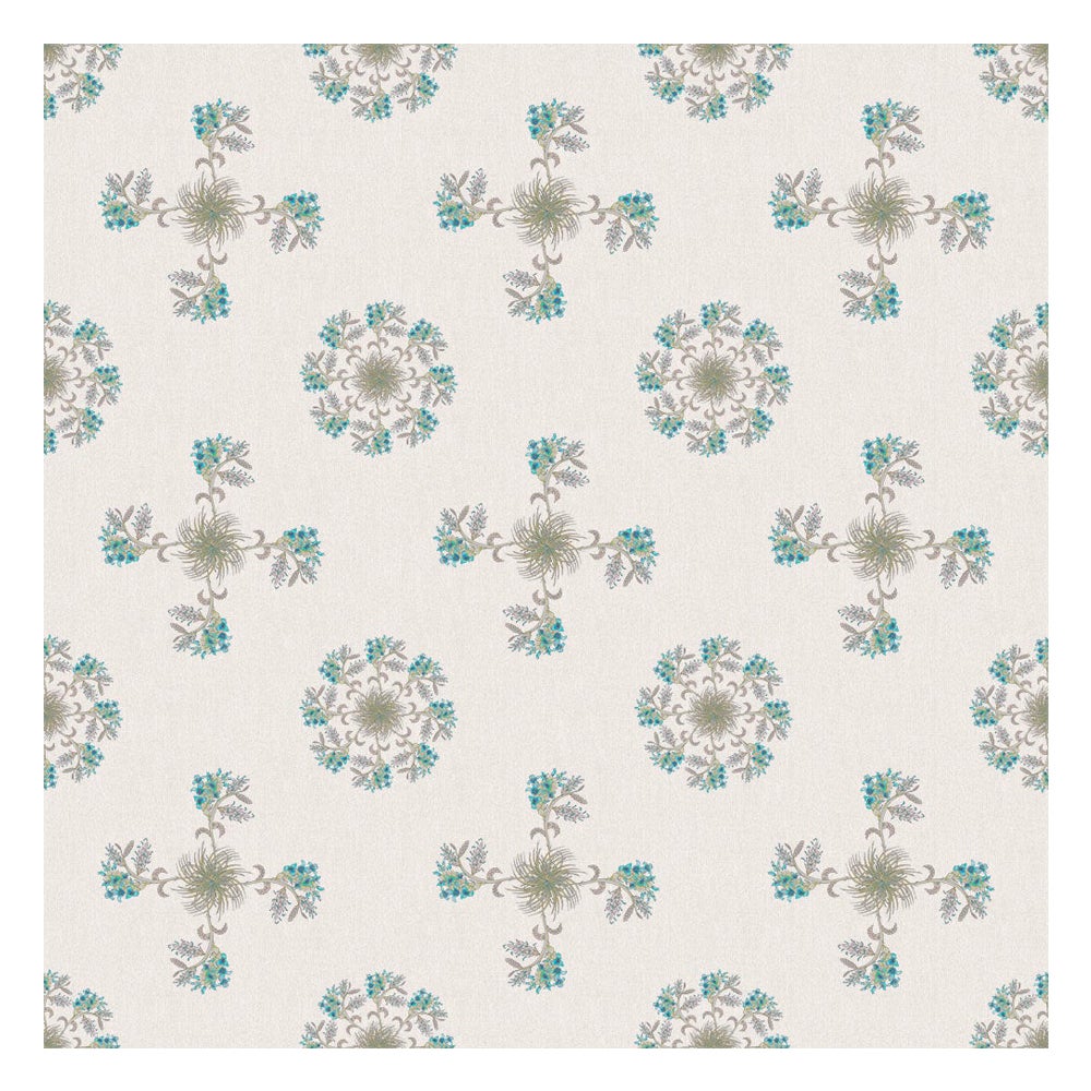 Carta da parati Atra Flower Geometric Botanical in Natural in vendita