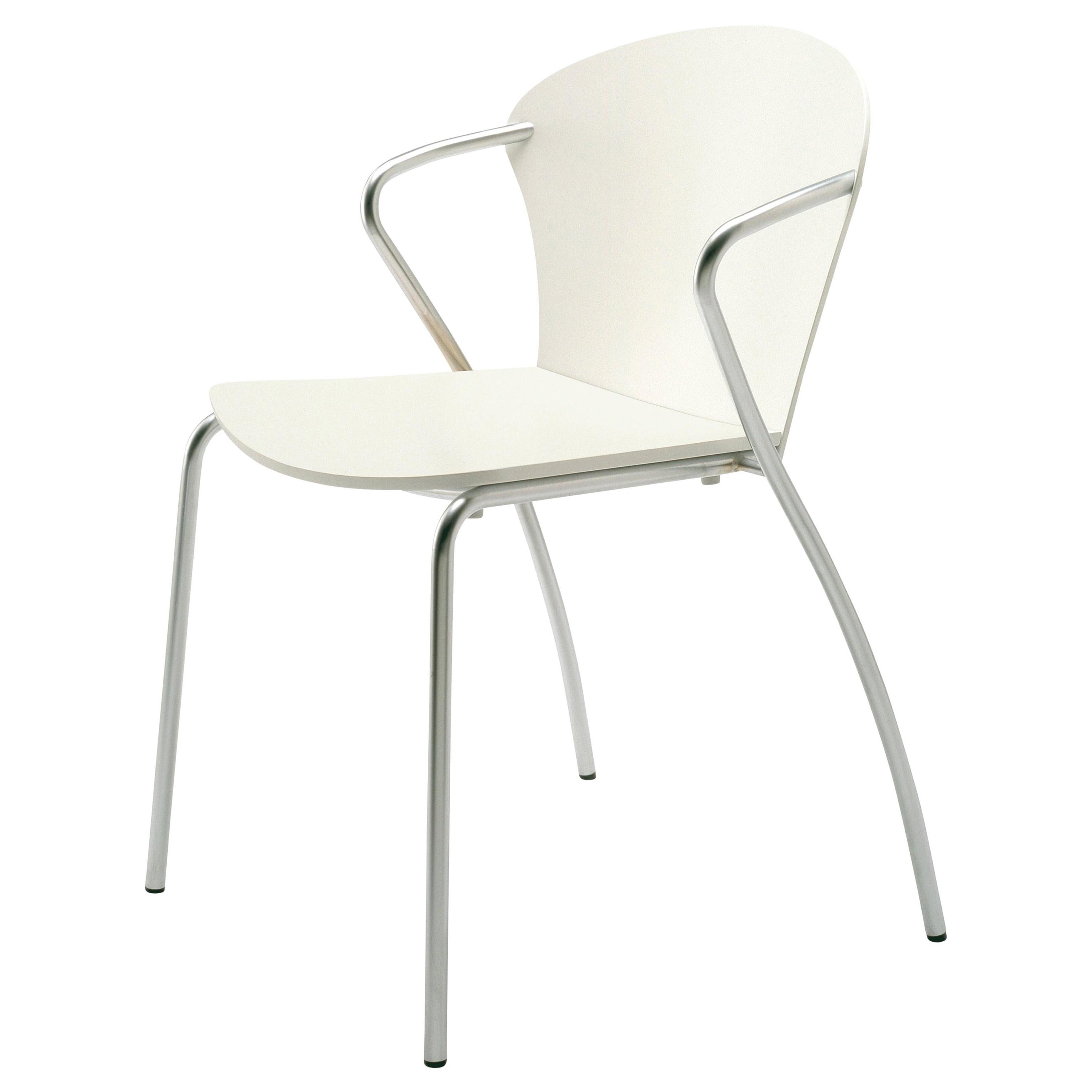 Erla Sólveig Óskarsdóttir, EO 5400 White Stackable Bessi Chair by One Collection For Sale