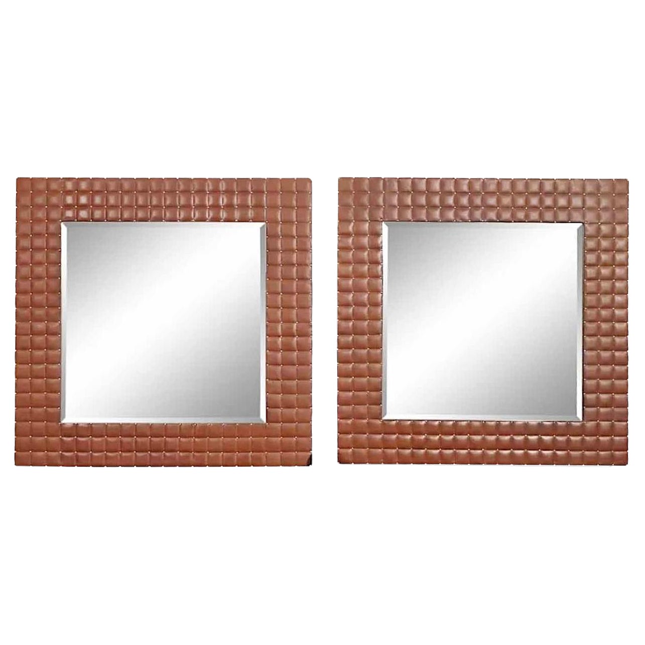 Leather Wall Mirrors For Sale