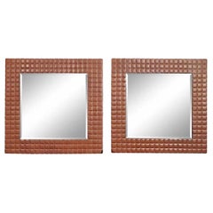 Vintage Leather Wall Mirrors