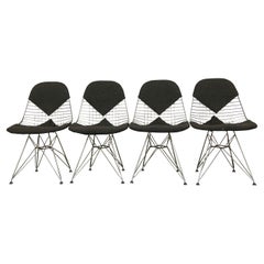 Mid-Century Modern Set of Four DKR Bikini Chairs by Charles Eames