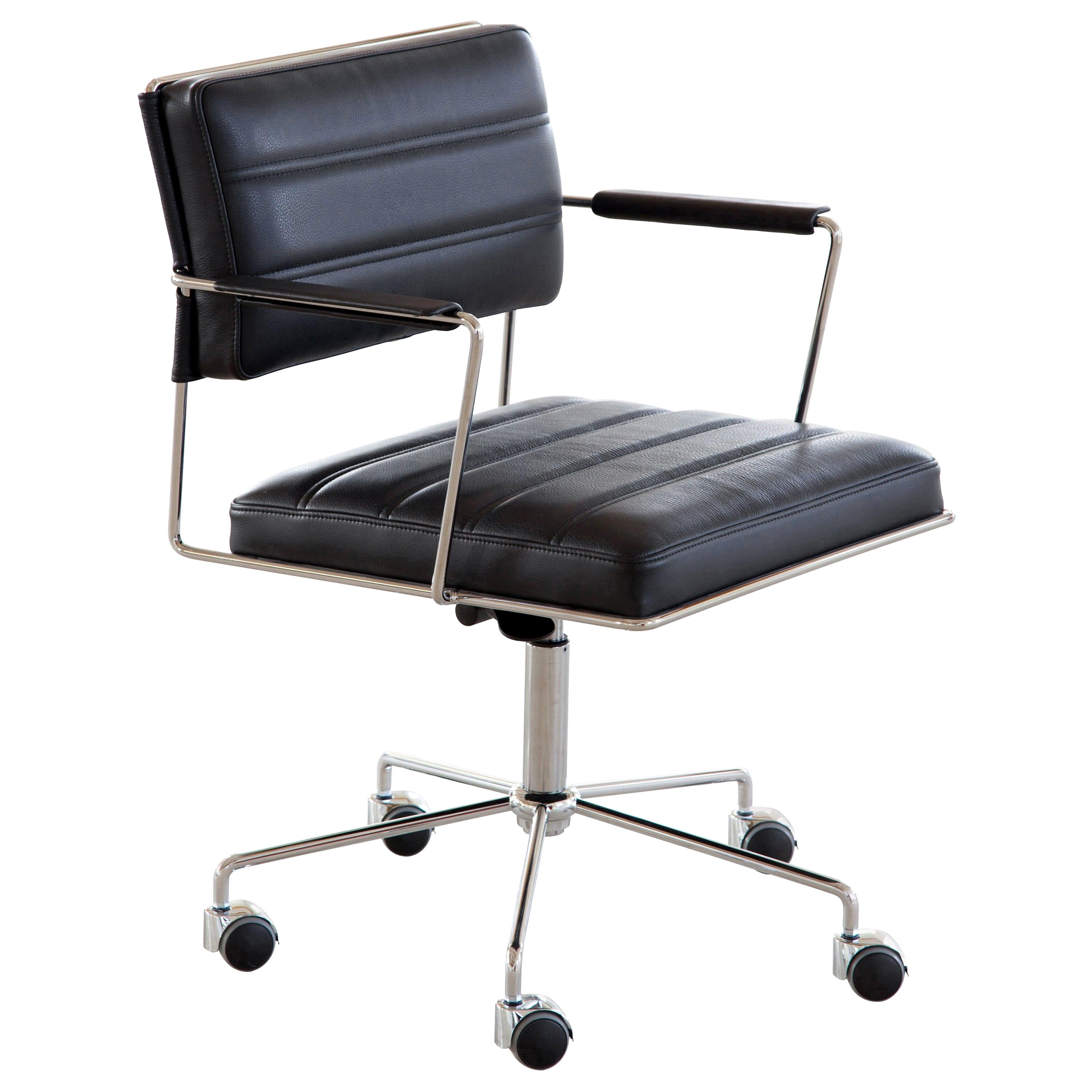 Henrik Tengler, fauteuil de temps en cuir marron HT 2014 par One Collection en vente