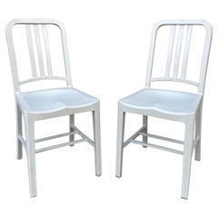 Pair of ‘as-new’ Emeco 111 Navy Chairs