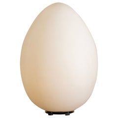 Vintage Large Molded Plastic Egg Form Lamp