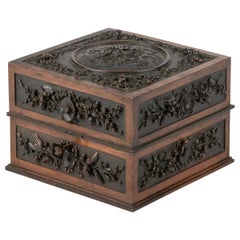 Late 19th Century Black Forest Bronze Decorative Box by Leopold Oudry & Cie.