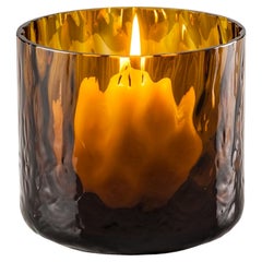 21st Century Night in Venice Glass Candleholder in Tea by Venini