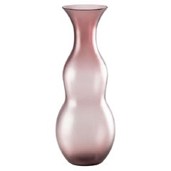 21st Century Pigmenti Small Glass Vase in Amethyste by Venini