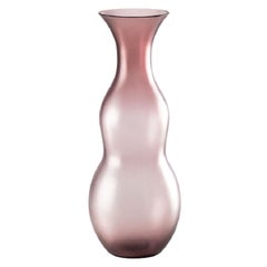 21st Century Pigmenti Large Glass Vase in Amethyste by Venini