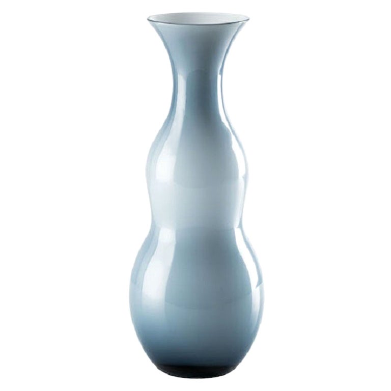 21. Jahrhundert Pigmenti Groe Vase aus mundgeblasenem Opalglas in Traubenform von Venini