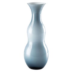 21st Century Pigmenti Large Blown Opal Glass Vase in Grape by Venini