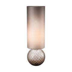 21st Century Blown Glass Balloton Table Lamp in Grey by Venini