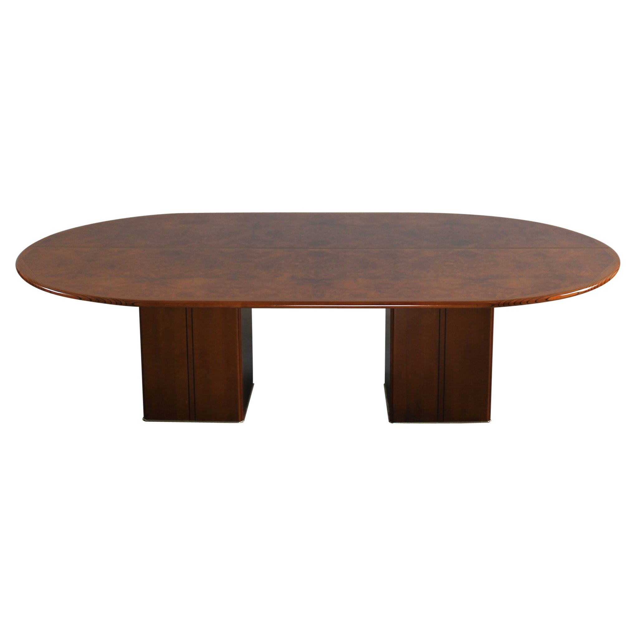 Tobia & Afra Scarpa Large Africa Conference Table Artona series by Maxalto 70s 