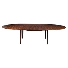 Finn Juhl Scandinavian Modern Wood Silver Table