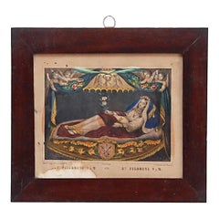 Framed Print of Filomena, Engraving on Paper, circa 1930