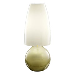 21st Century Argea Large Table Lamp in Milk-White by Venini