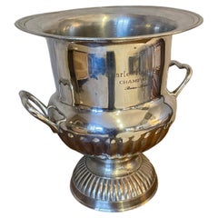 Vintage 20th century Silver Plate Charles Heidsieck Champagne Bucket, 1950s
