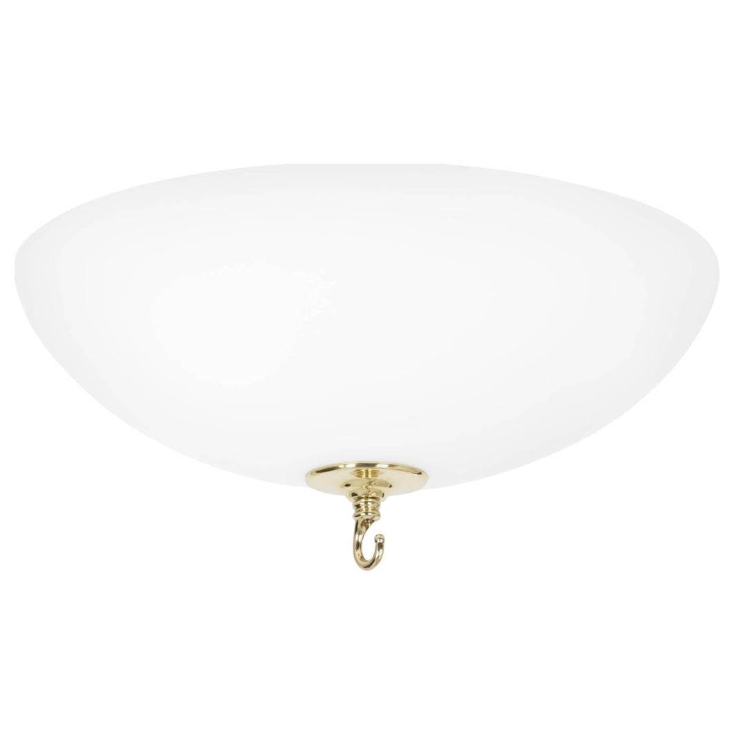 Konsthantverk Stävie Brass Ceiling Lamp For Sale
