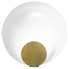Marta Perla Small Table Lamp 'Siro' Satin Gold by Oluce
