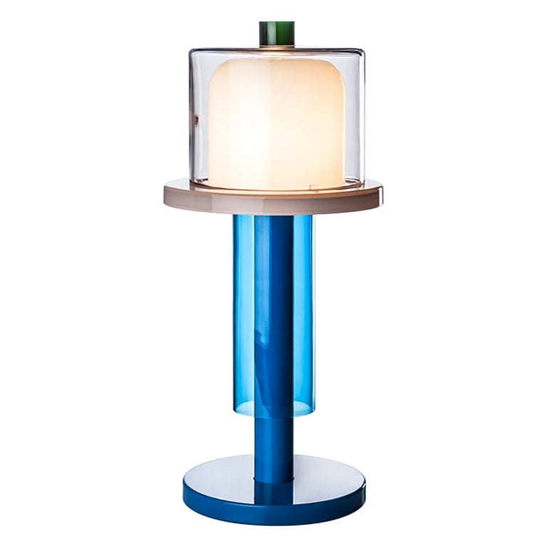 21st Century Ettore Sottsass Collection Bhusanam Table Lamp in Multicolor