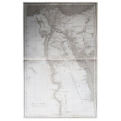 Original Antique Map of Egypt, Arrowsmith, 1820