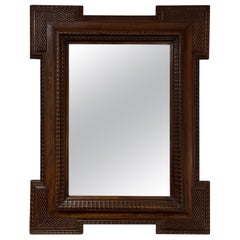 Antique Flemish Ripple Frame Mirror