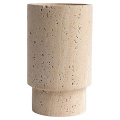 Travertine Vase and Wine Cooler