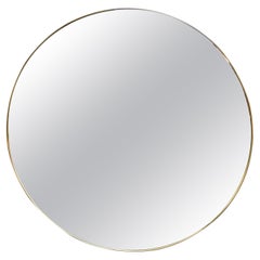 Large Italian Brass Framed Mirror