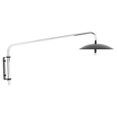 Signal Swing Arm Sconce, Black x Nickel, Short, from Souda, in Stock