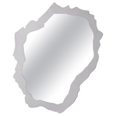 Contemporary Mirror, Solid Aluminum Plate, by Erik Olovsson
