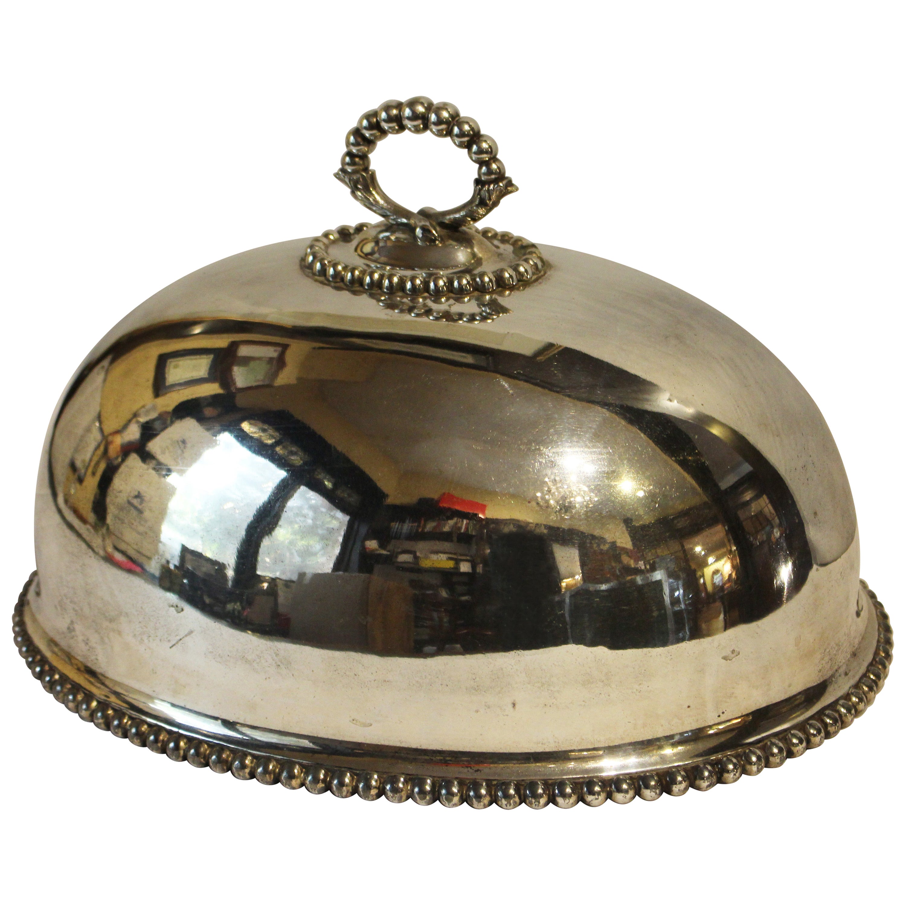 CIRCA 1850er Jahre, James Dixon & Sons Versilberter Fleischdome