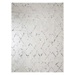 Eskayel, Peaks, Snow Flat-Weave Rug (tapis à tissage plat)