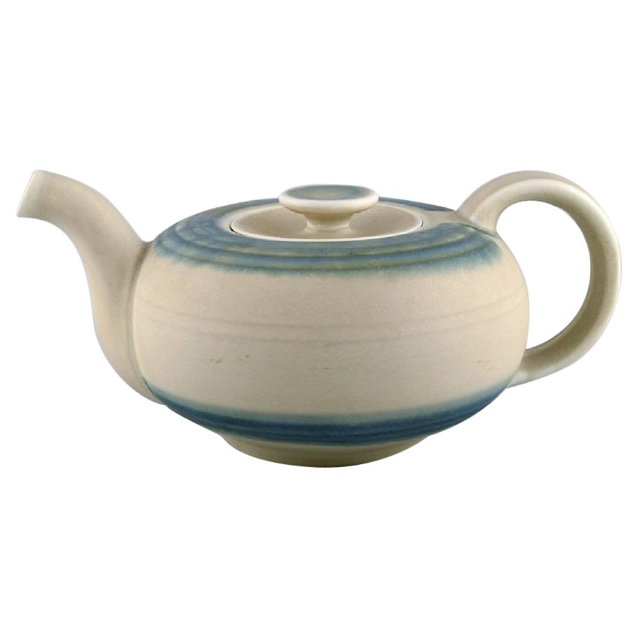 Edith Sonne for Bing & Grøndahl, Glazed Stoneware Teapot, 1970's