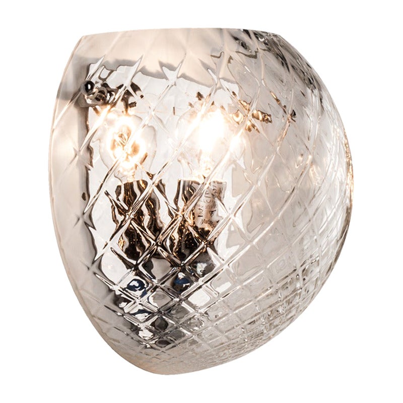 21st Century Balloton Lamp Wall Light in Crystal by Venini For Sale