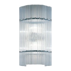 21st Century Nastri Wall Light in Crystal by Venini