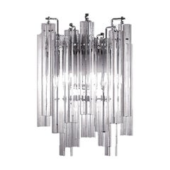 21st Century Trilobi Wall Light in Crystal by Venini