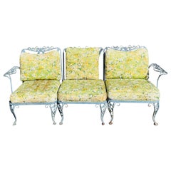 Used Wrought Iron Outdoor Sofa
