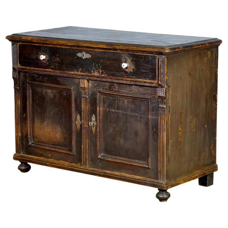 Antique Solid Pine Dresser, 1920s at 1stDibs