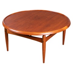 Vintage Kurt Osterving Teak Coffee Table