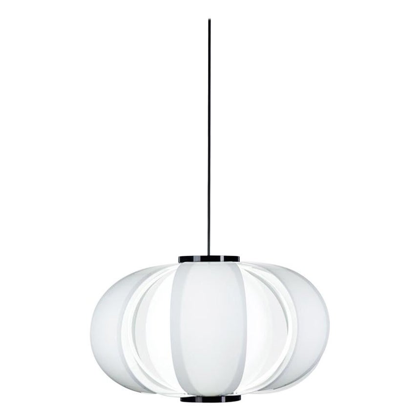 Coderch Mini Disa Methacrylate White Mid Cebtury Modern Hanging Lamp by Tunds For Sale