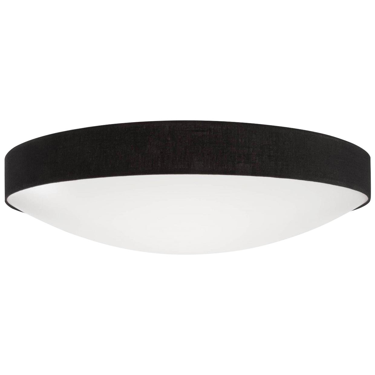 Konsthantverk Kant Black D45 Ceiling Lamp For Sale