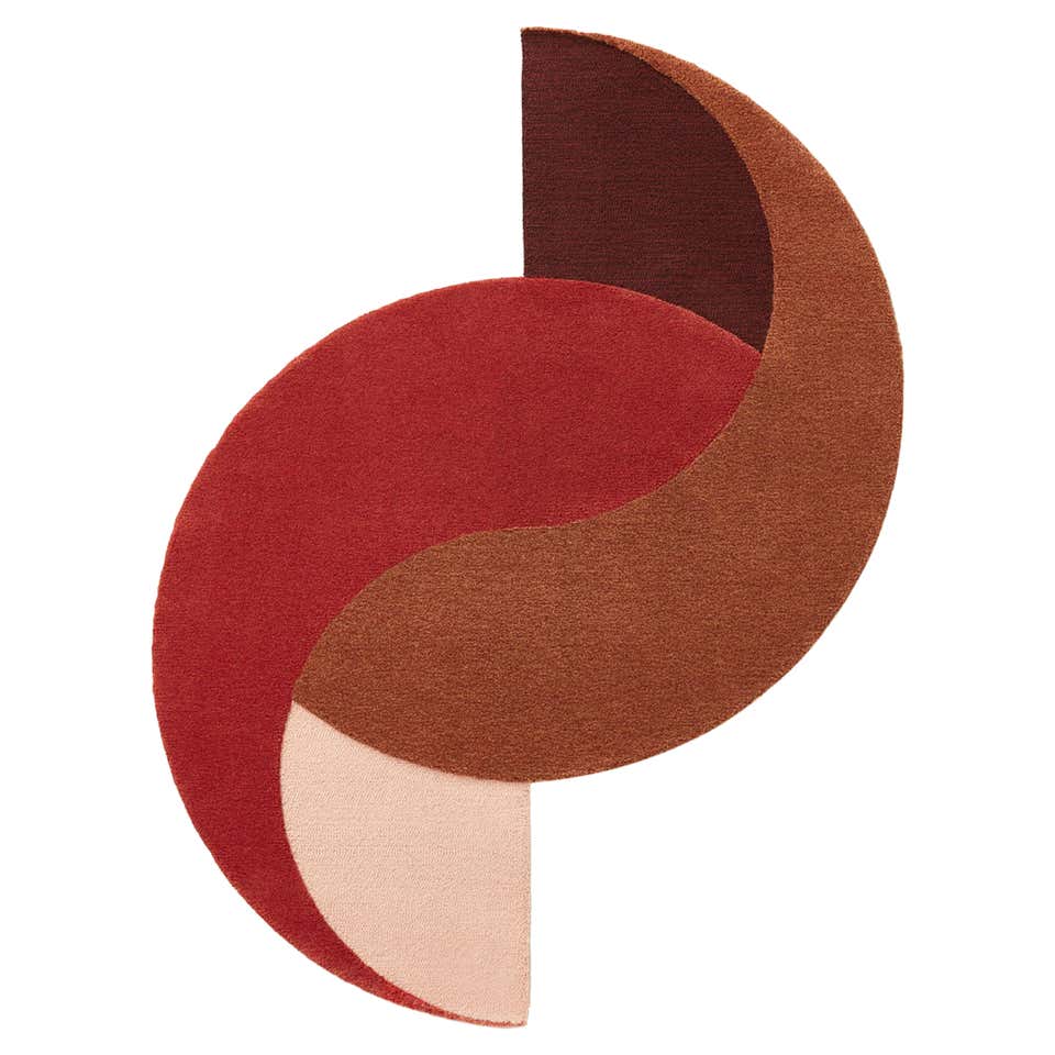 Brick Nesso Uno Free Rug by Seraina Lareida For Sale at 1stDibs