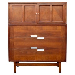 American of Martinsville "Accord" Tall Chest, Designed by Merton Gershun